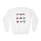 Bad to the Bow - Villains Bows - Youth Crewneck Sweatshirt