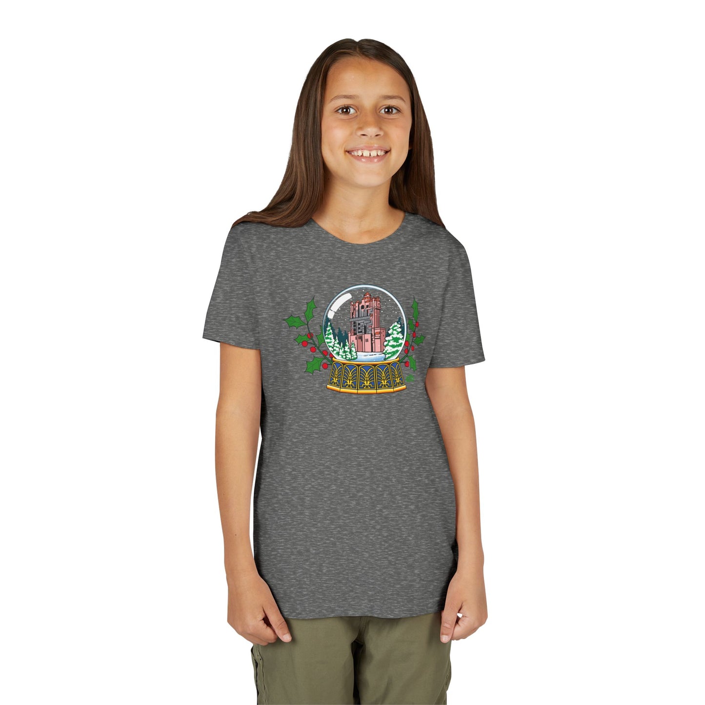 Hollywood Studios Snowglobes -  Kid's Short Sleeve Tee Shirt
