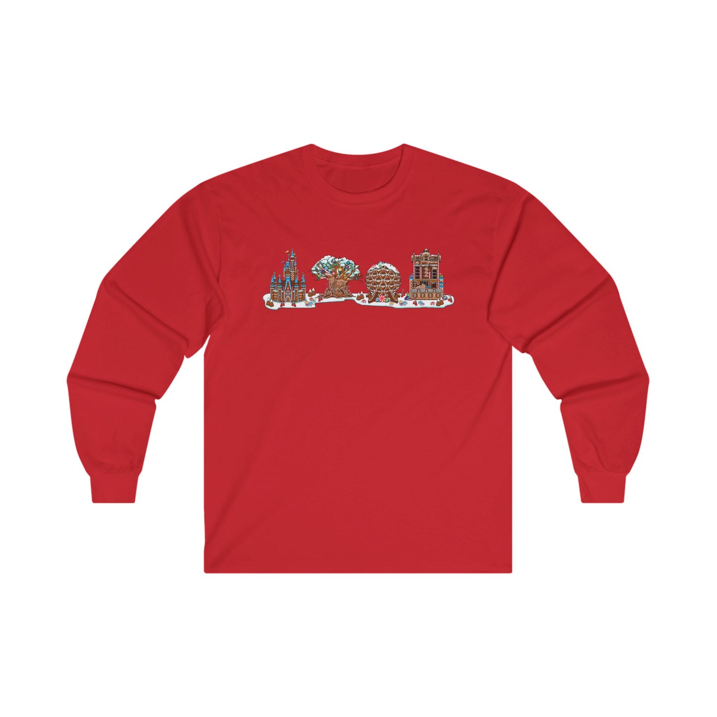 Gingerbread Park Icons - Long Sleeve Tee