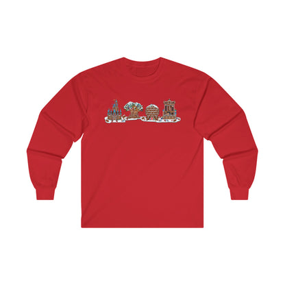 Gingerbread Park Icons - Long Sleeve Tee