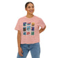 Magic Kingdom Vintage Stamps - Women's Boxy Tee