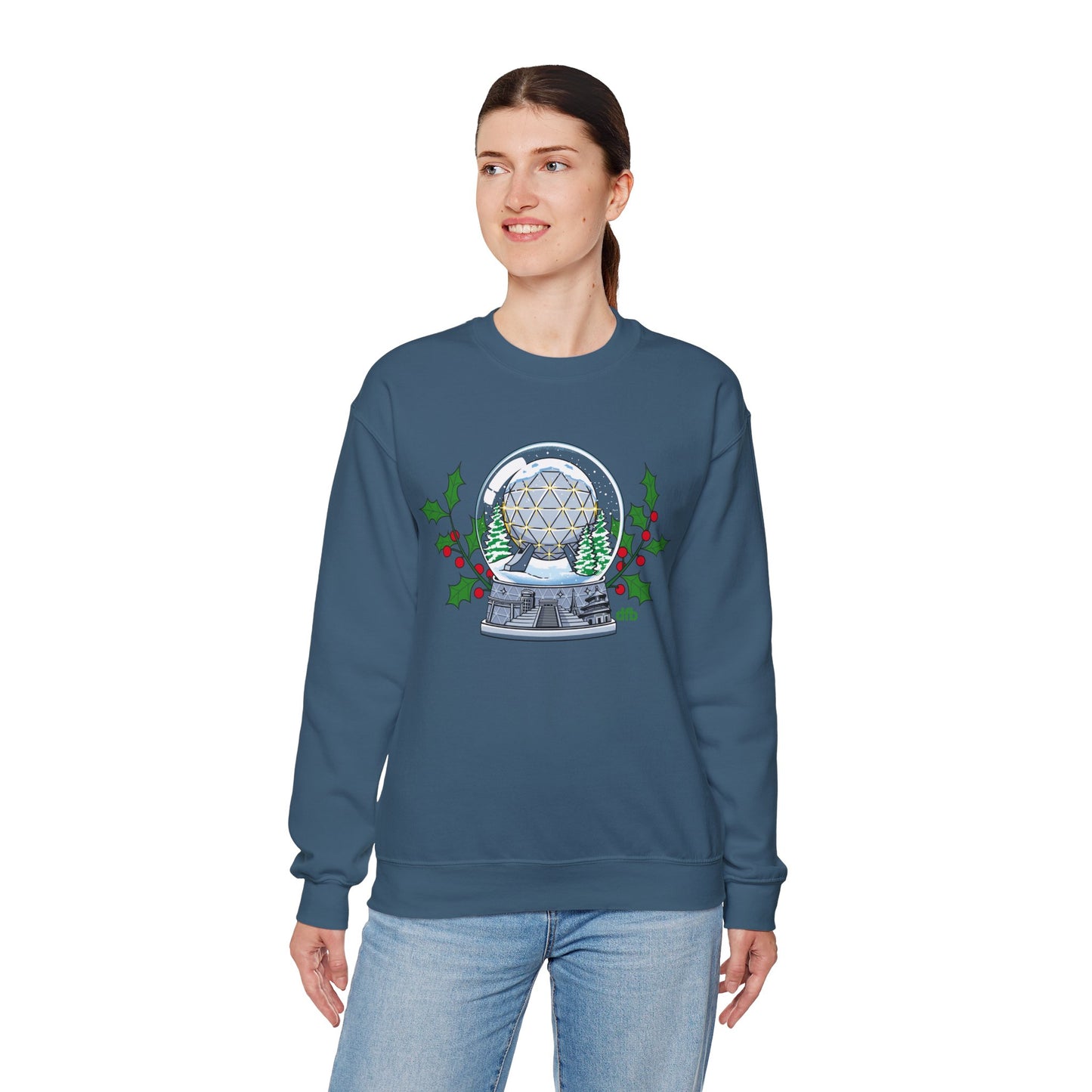 EPCOT Snowglobes - Adult Crewneck Sweatshirt