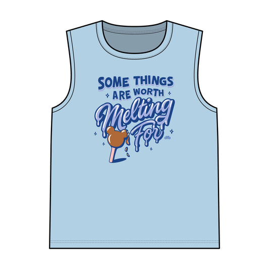Some Things Are Worth Melting For - Unisex Garment-Dyed Tank Top