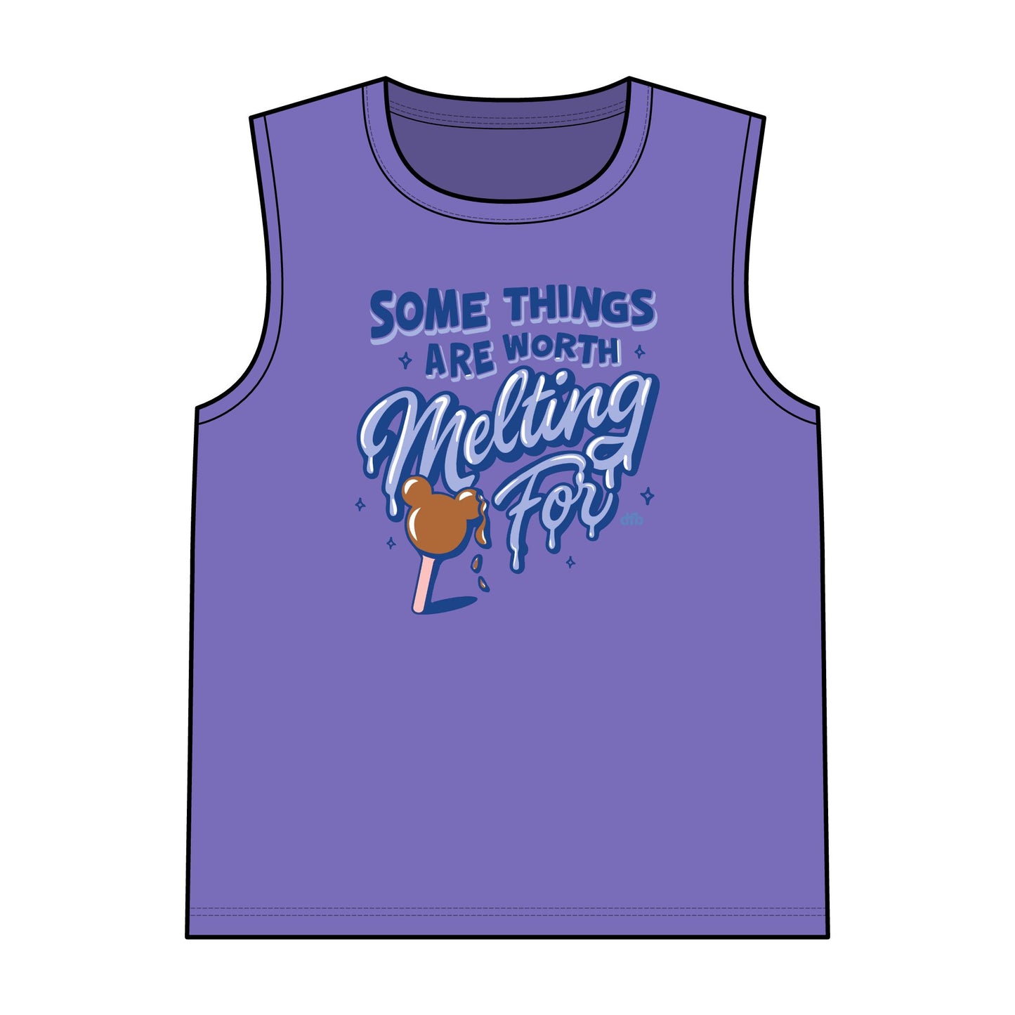 Some Things Are Worth Melting For - Unisex Garment-Dyed Tank Top