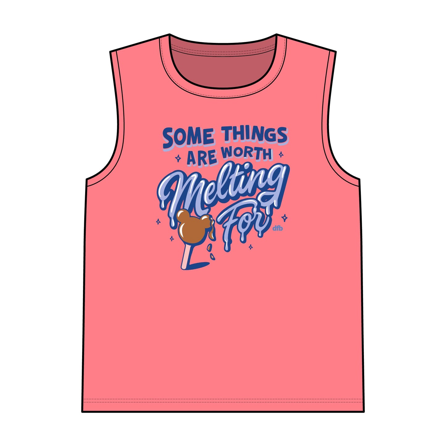 Some Things Are Worth Melting For - Unisex Garment-Dyed Tank Top