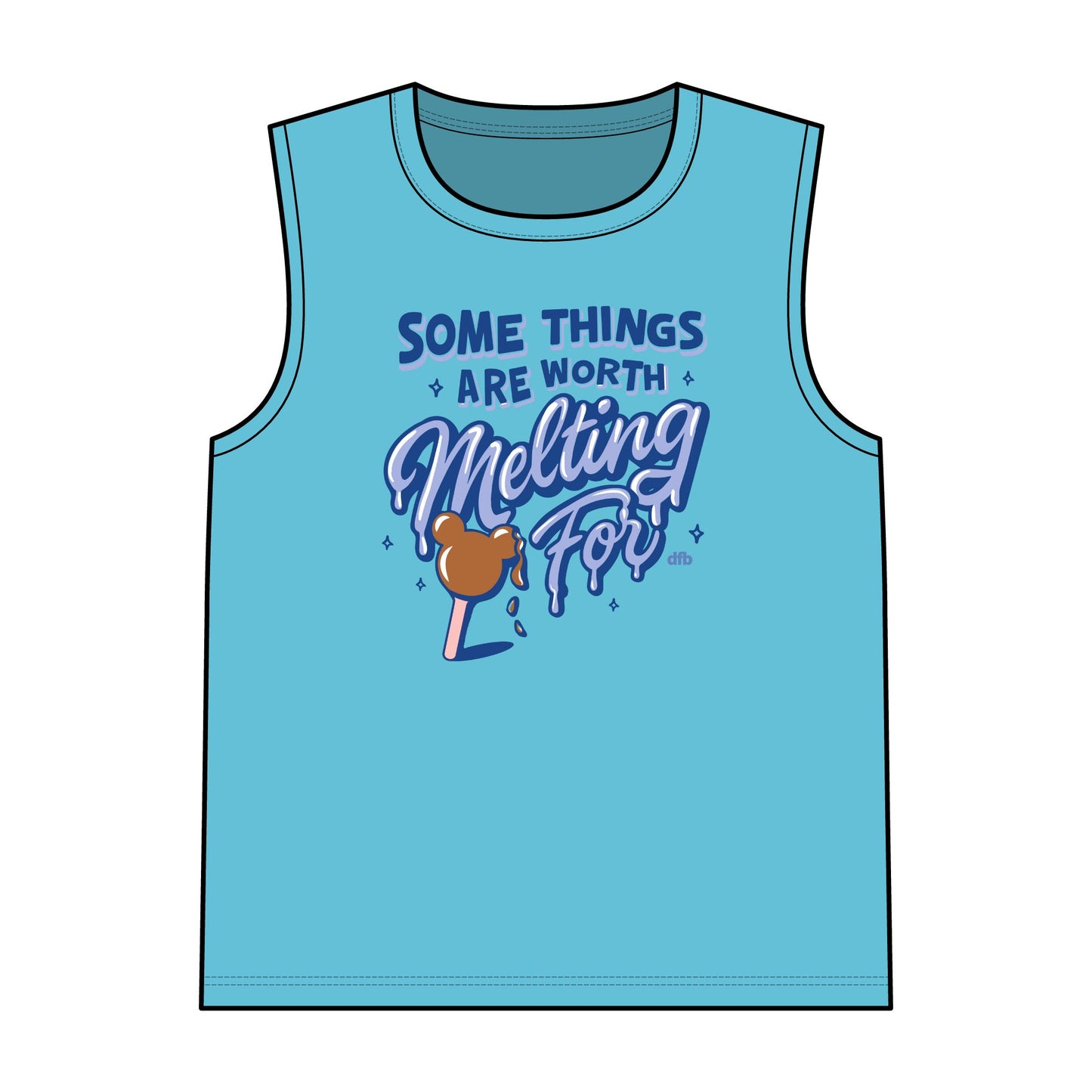 Some Things Are Worth Melting For - Unisex Garment-Dyed Tank Top