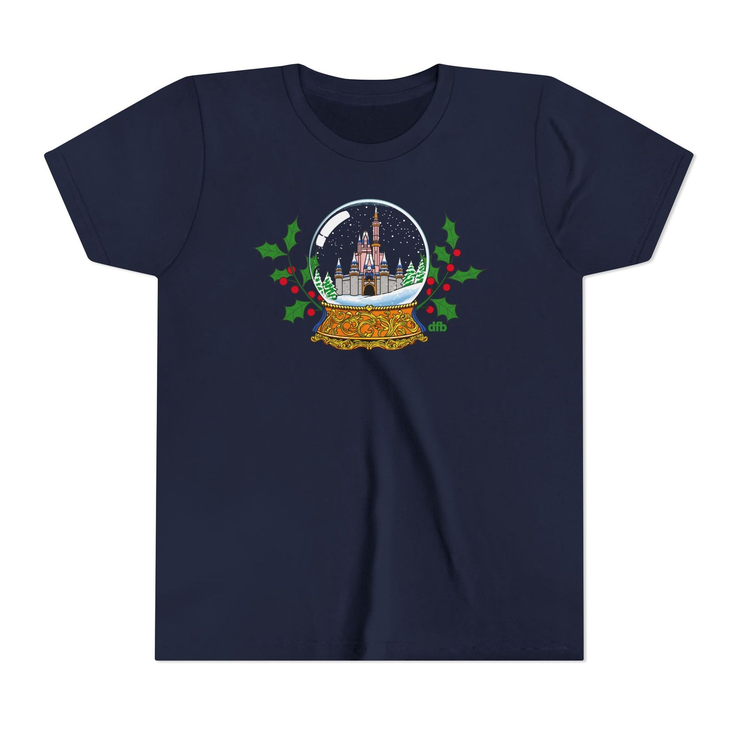 Magic Kingdom Snowglobes -  Kid's Short Sleeve Tee Shirt