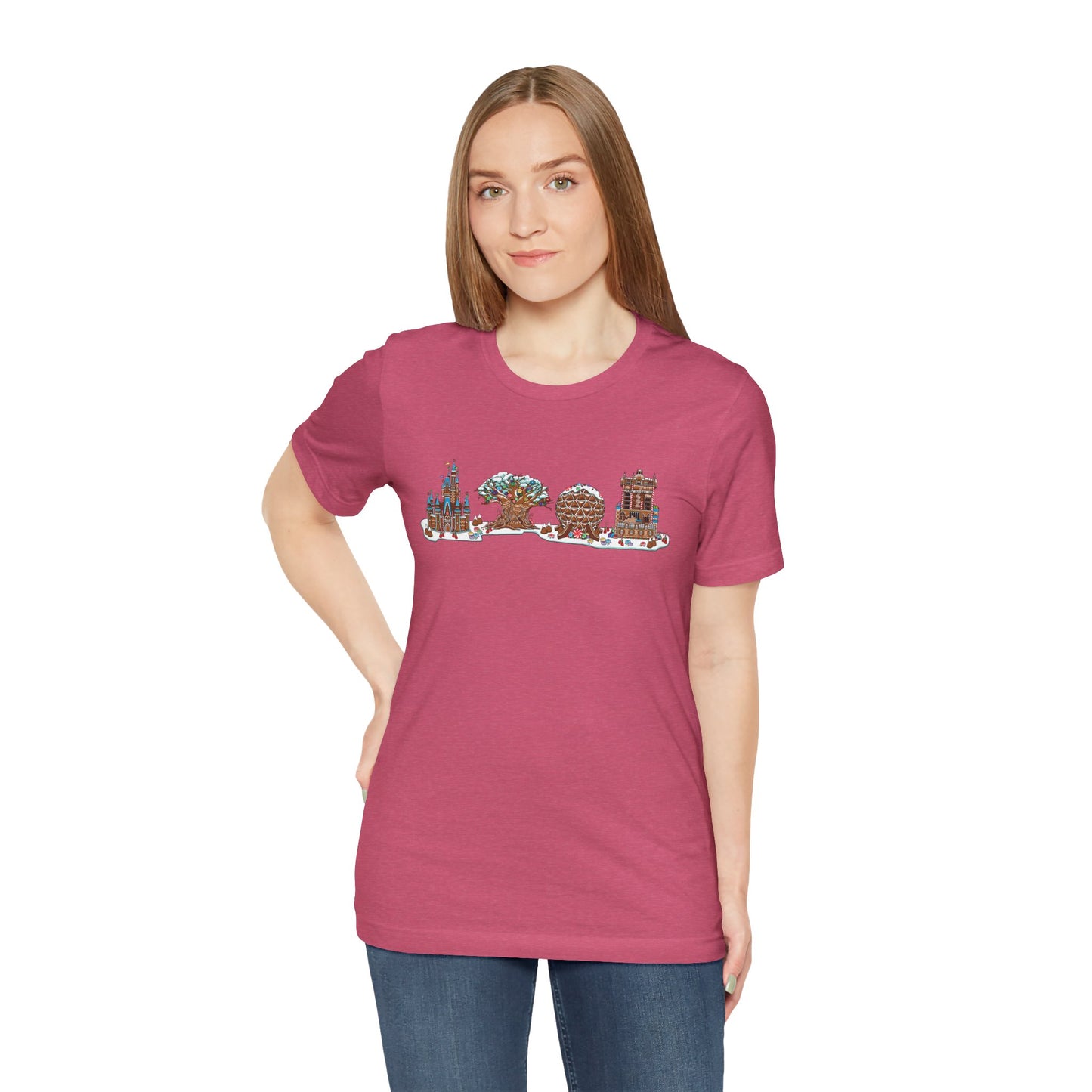 Gingerbread Park Icons - Adult Tee Shirt