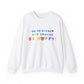 Go to Disney, Eat Snacks, Be Happy - Adult Crewneck Sweatshirt