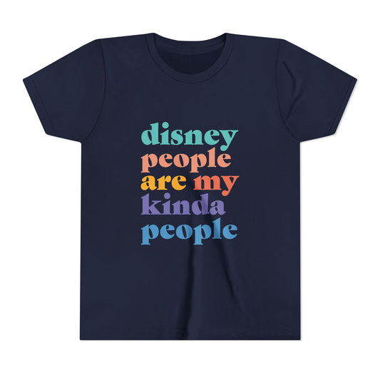 Disney People Are My Kinda People -  Youth Short Sleeve Tee Shirt