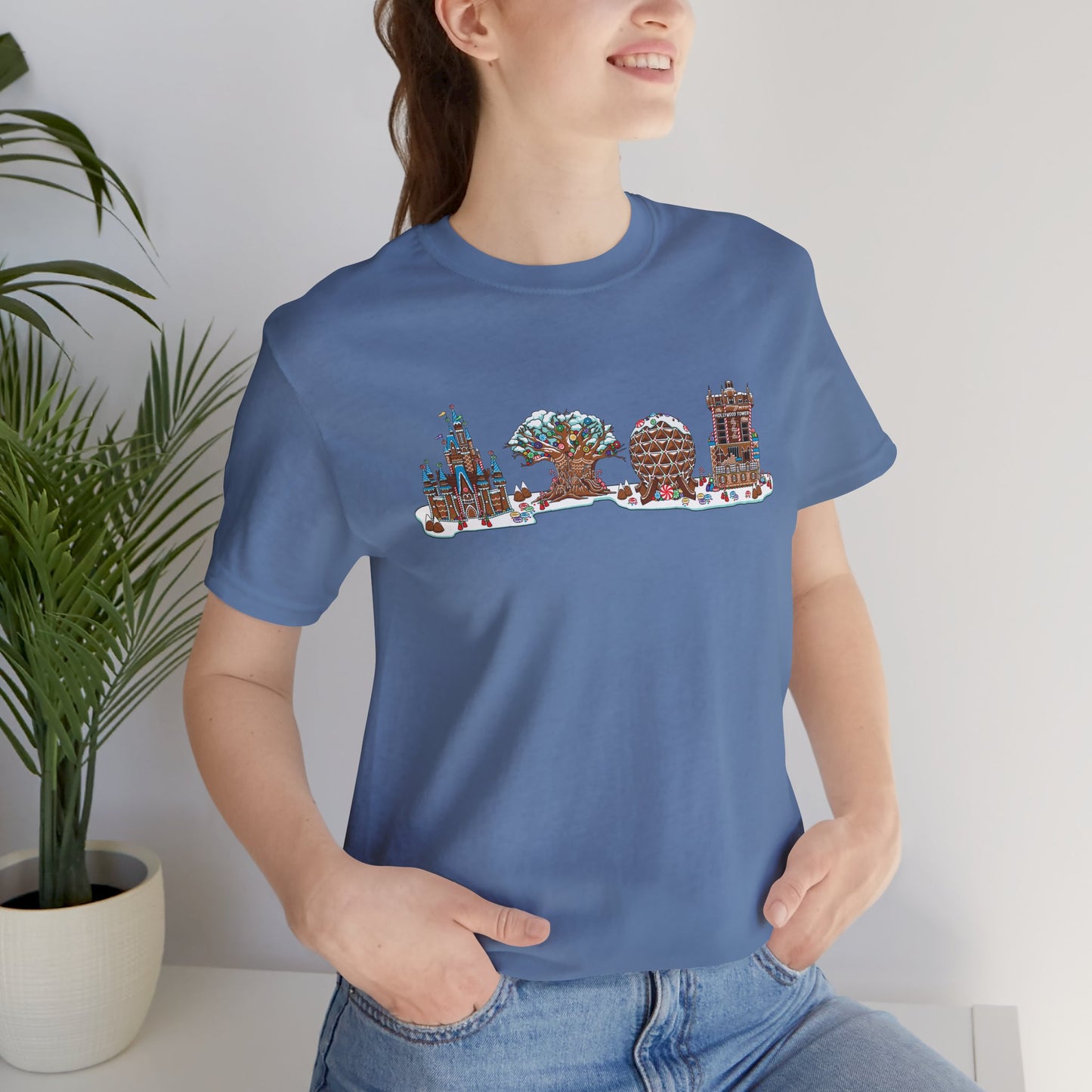 Gingerbread Park Icons - Adult Tee Shirt