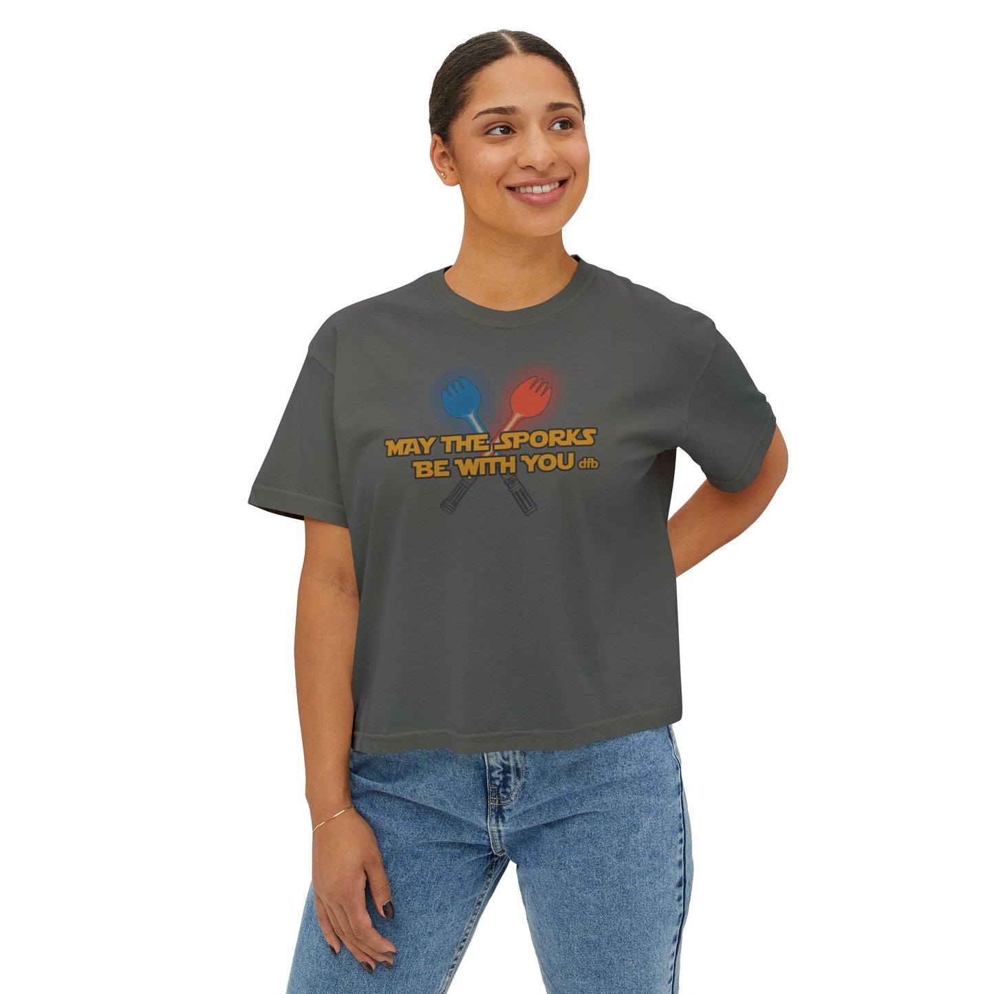 May the Sporks Be With You  - Women's Boxy Tee
