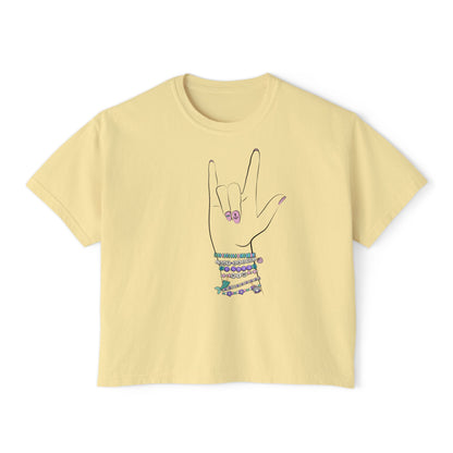 "But Daddy I Love Him!" - Friendship Bracelets - Women's Boxy Tee