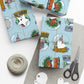 Snowglobes Park Landmarks - Gift Wrap Papers