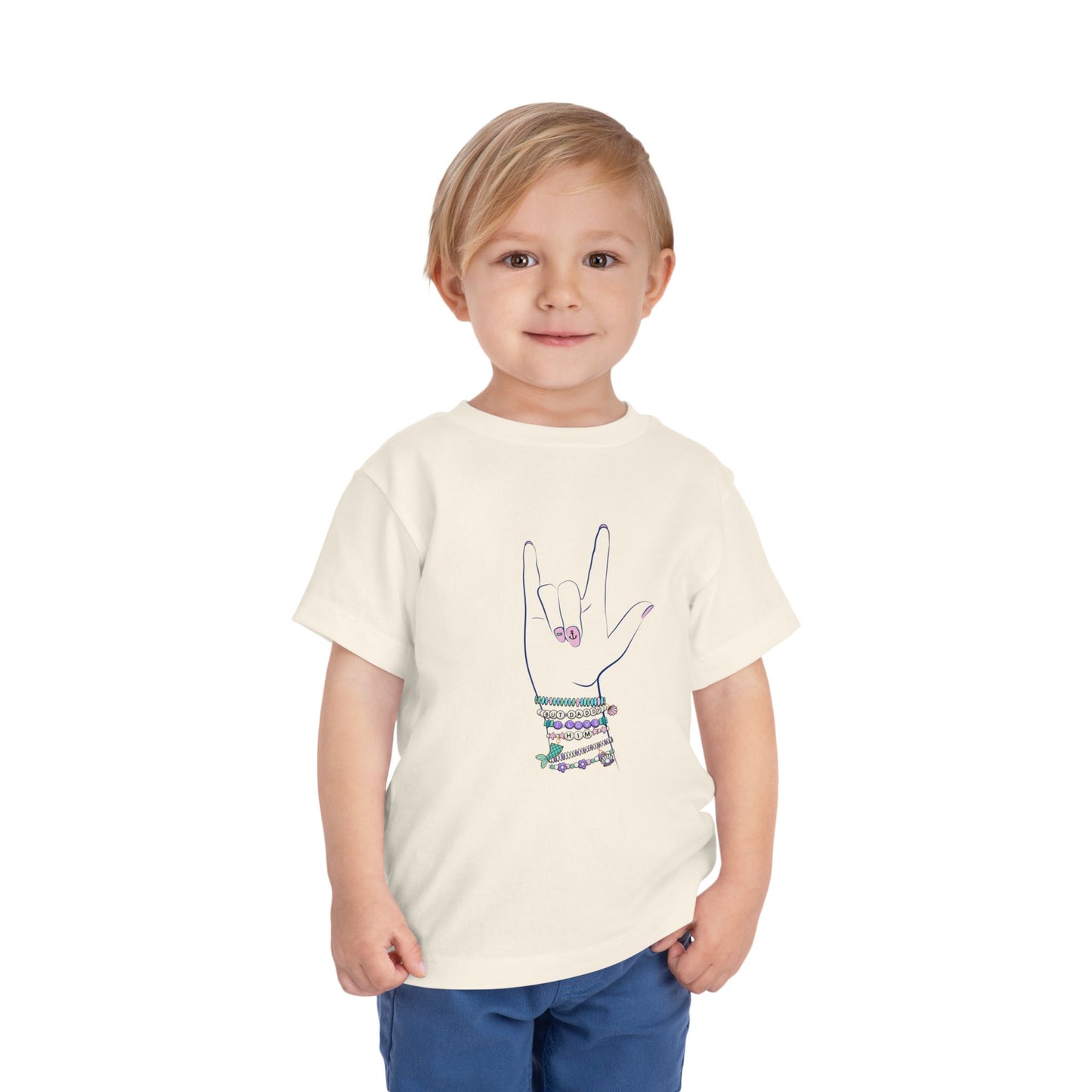 "But Daddy I Love Him!" - Friendship Bracelets - Toddler T-shirt