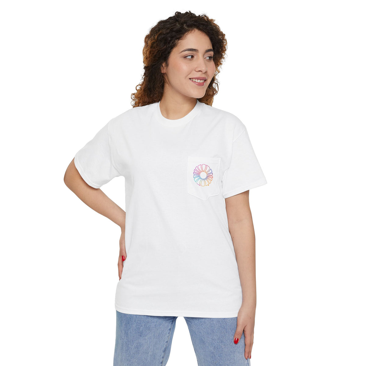 LIMITED EDITION Great Big Beautiful Tomorrow - Front & Back w/ Pocket - Unisex Heavy Cotton Pocket Tee