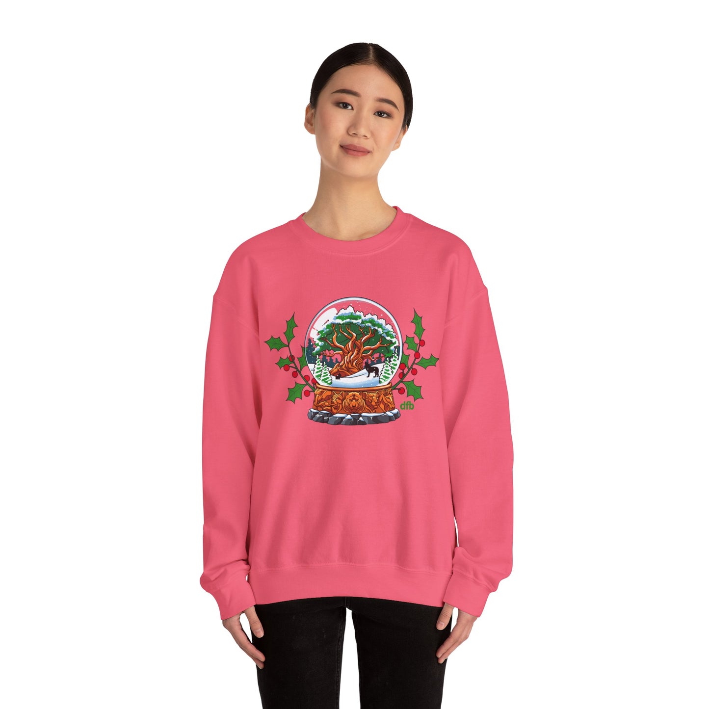 Animal Kingdom Snowglobes - Adult Crewneck Sweatshirt
