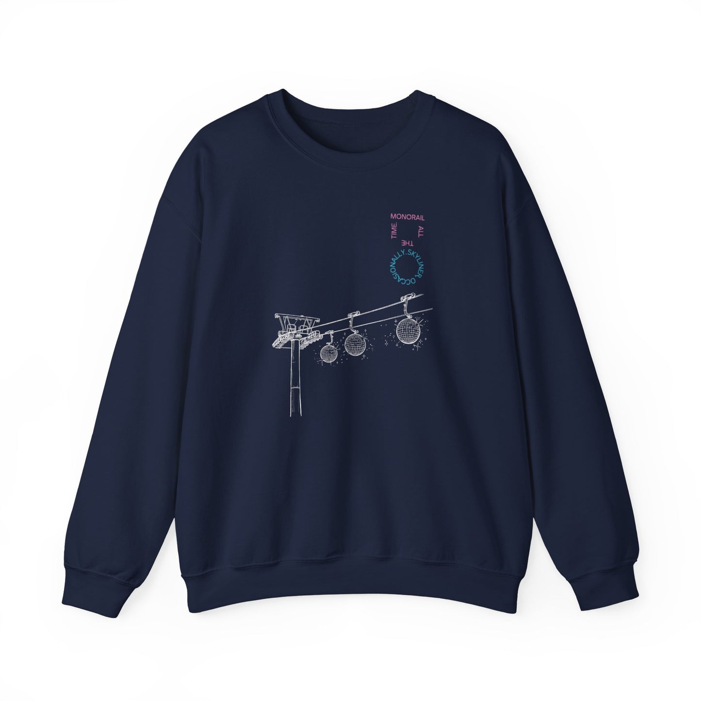 Monorail All The Time - Adult Crewneck Sweatshirt