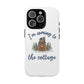 Snowy, Cabin Castle I'm Coming to the Cottage - Tough Magnetic Phone Case
