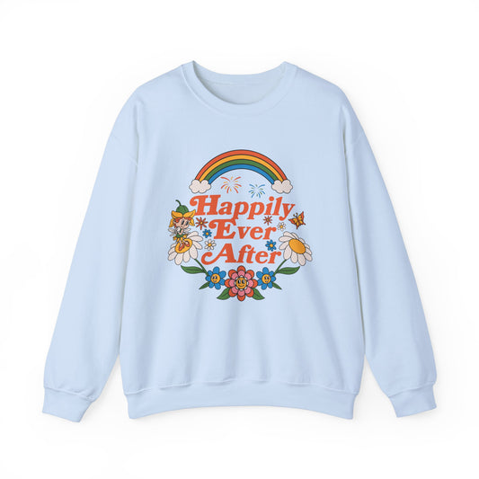 Happily Ever After Disney Fireworks - Unisex Adult Crewneck Sweatshirt