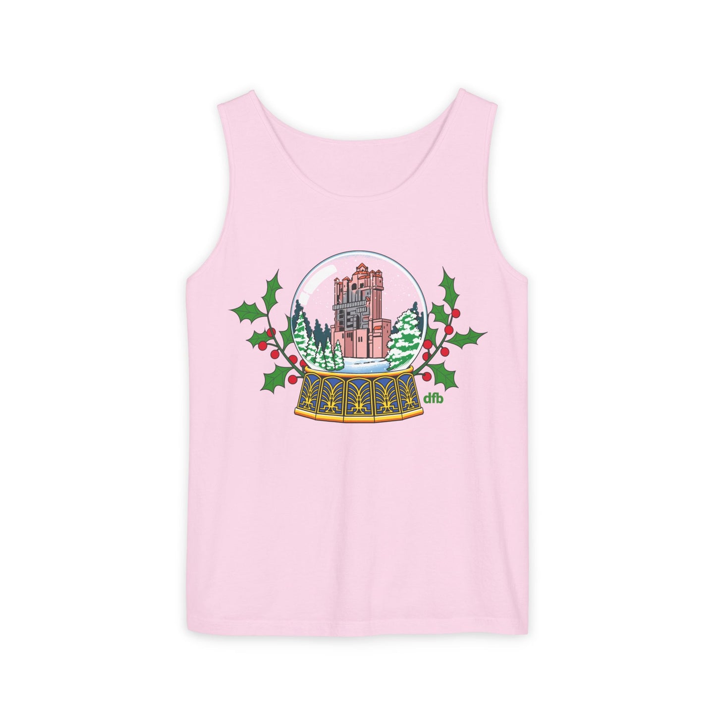 Hollywood Studios Snowglobes - Unisex Garment-Dyed Tank Top