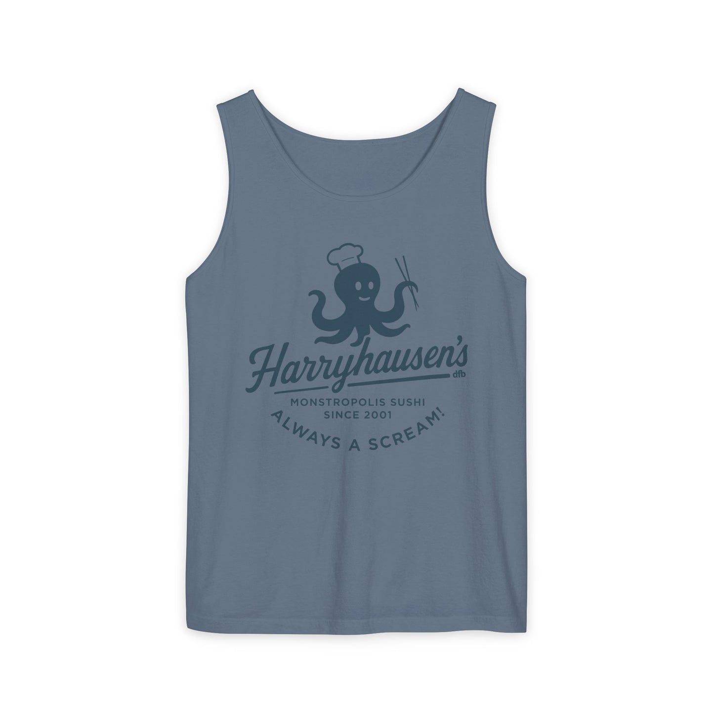 Harryhausen's - Unisex Garment-Dyed Tank Top