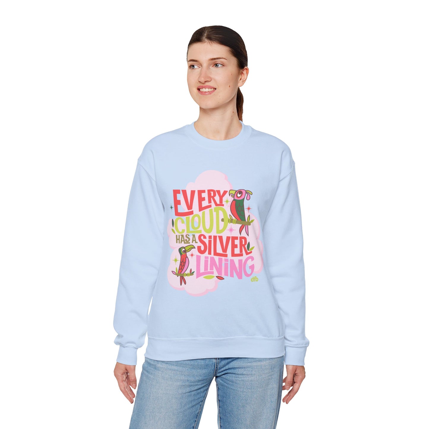 LIMITED EDITION Every Cloud Has a Silver Lining - Adult Crewneck Sweatshirt