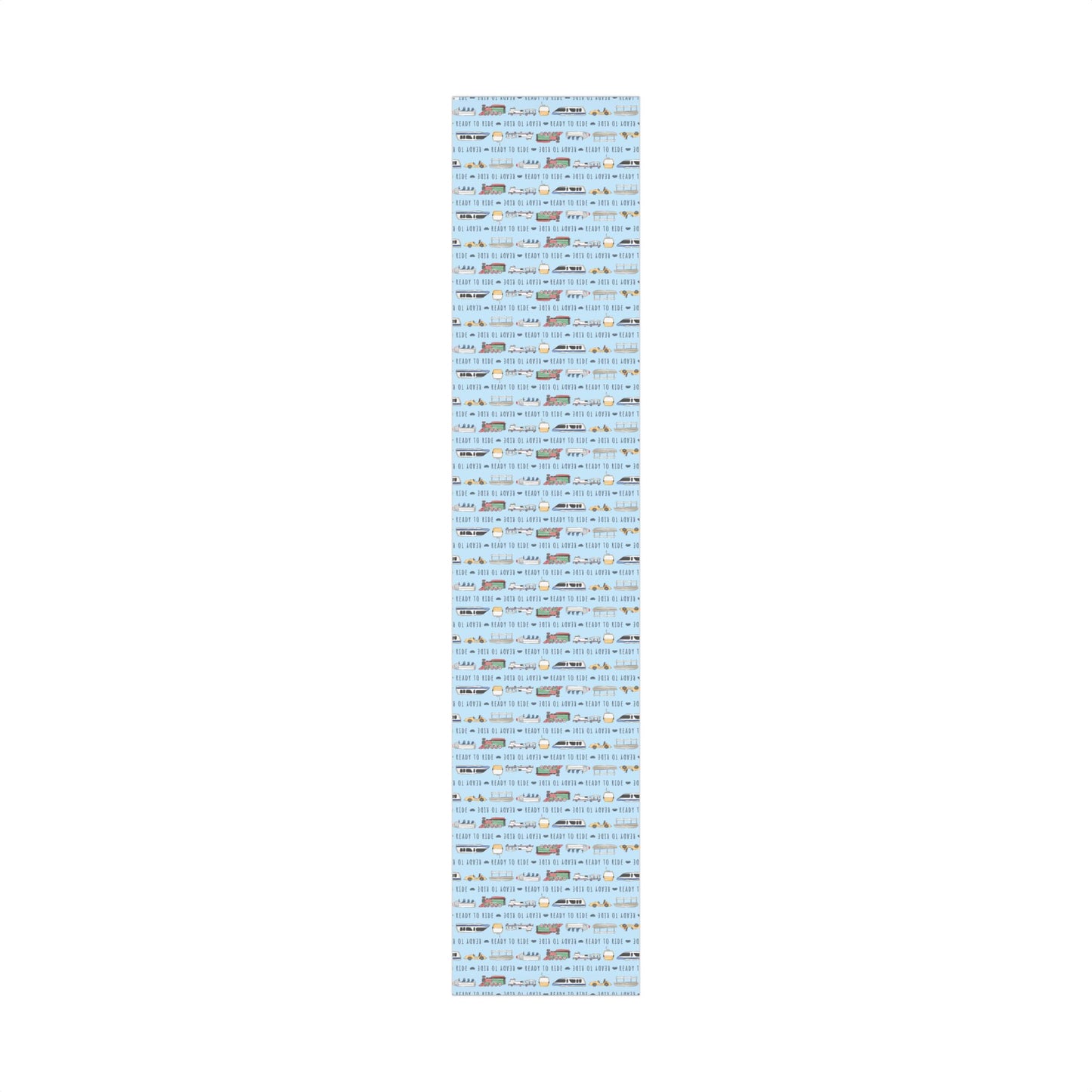 Ready to Ride, Light Blue Background - Gift Wrap Papers