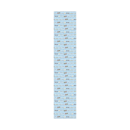 Ready to Ride, Light Blue Background - Gift Wrap Papers