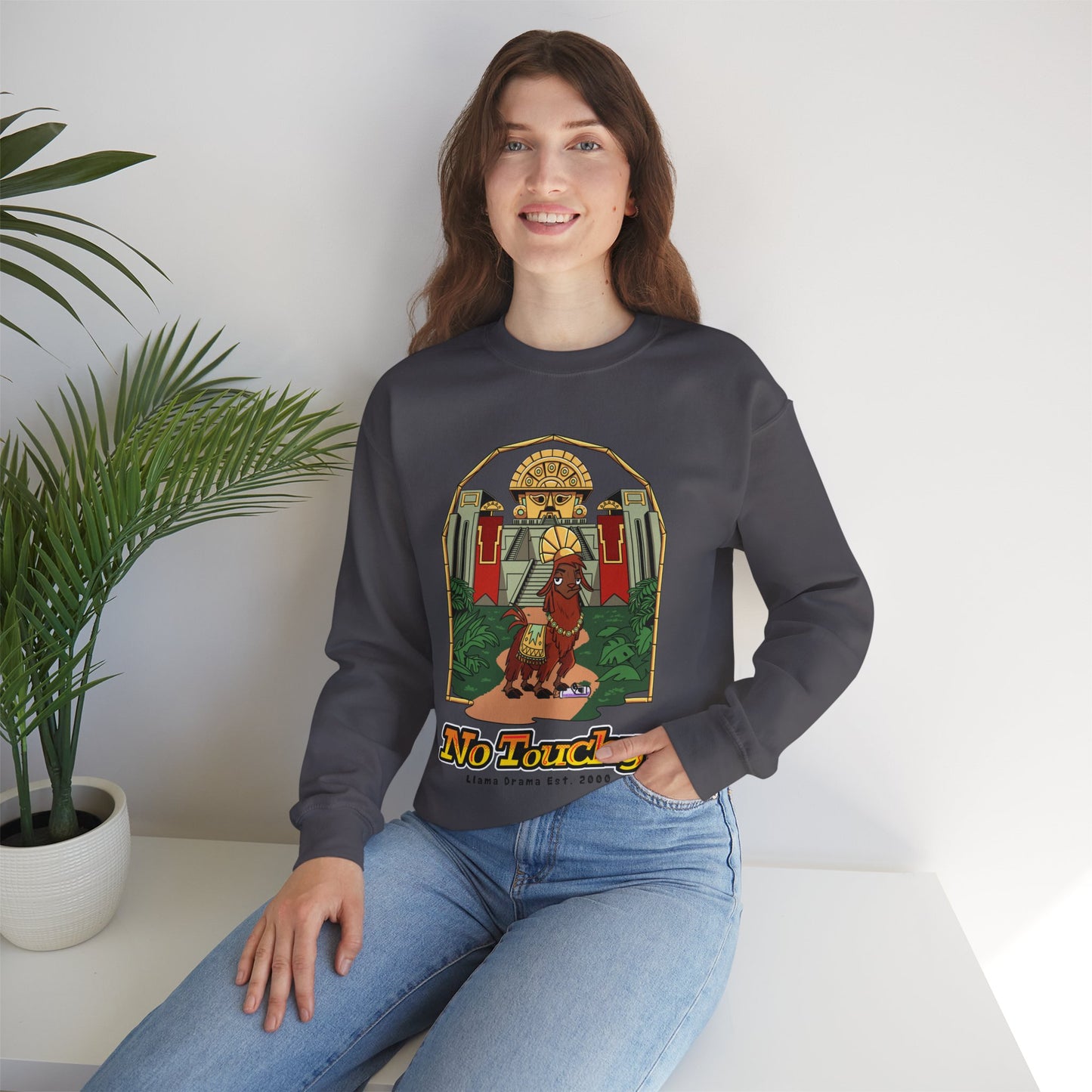 No Touchy - Emperor's New Groove - Adult Crewneck Sweatshirt