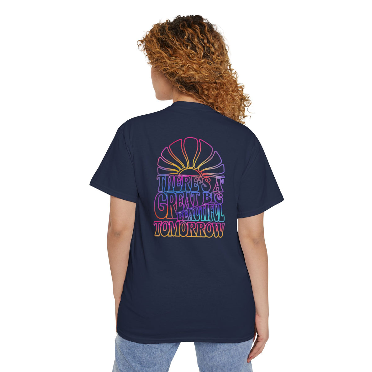 LIMITED EDITION Great Big Beautiful Tomorrow - Front & Back w/ Pocket - Unisex Heavy Cotton Pocket Tee