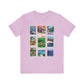 Animal Kingdom Vintage Stamps - Adult Tee Shirt