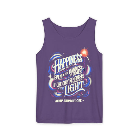 Dumbledore Quote - Unisex Garment-Dyed Tank Top