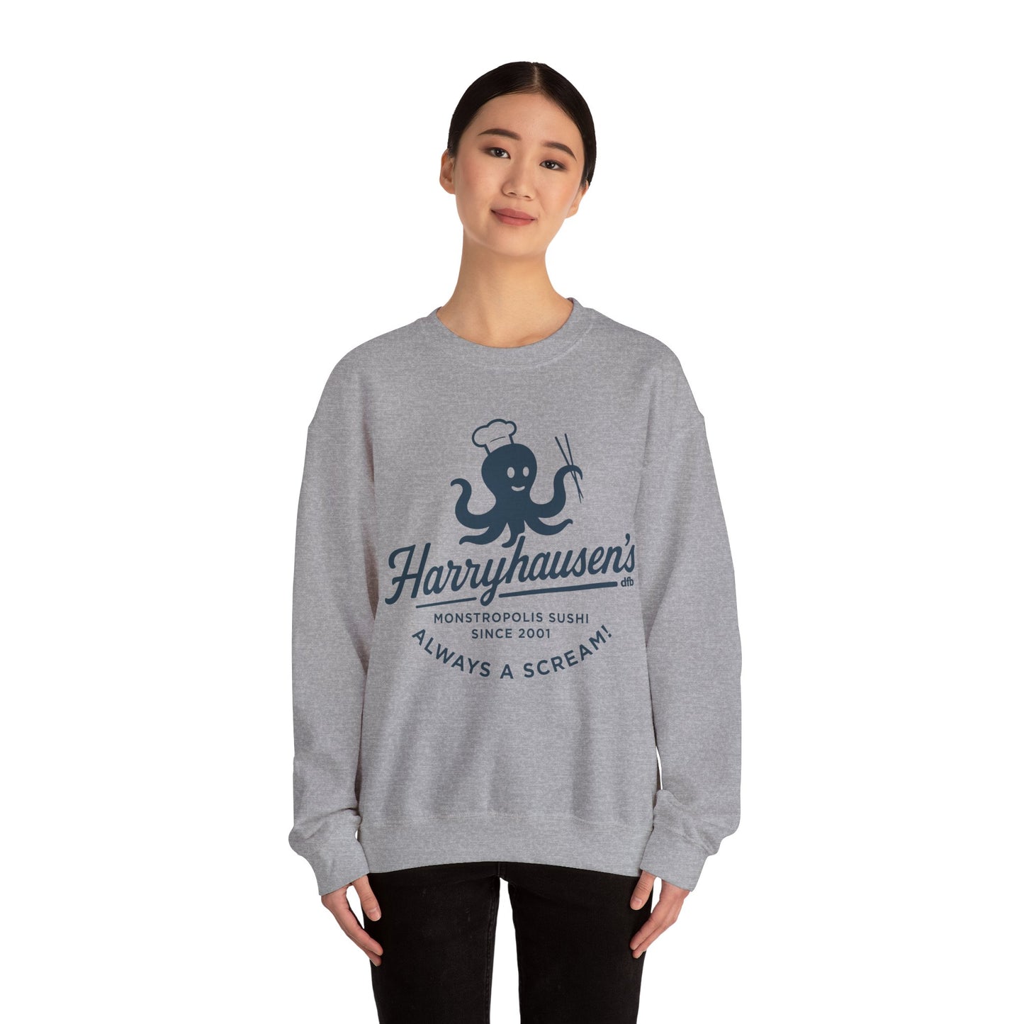 Harryhausen's - Adult Crewneck Sweatshirt