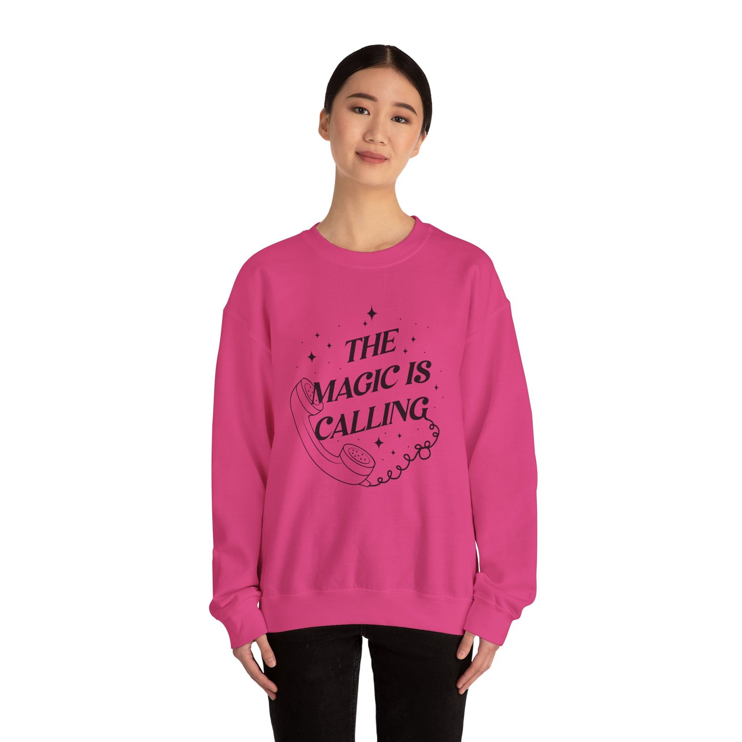 Magic is Calling Double Sided - Adult Crewneck Sweatshirt