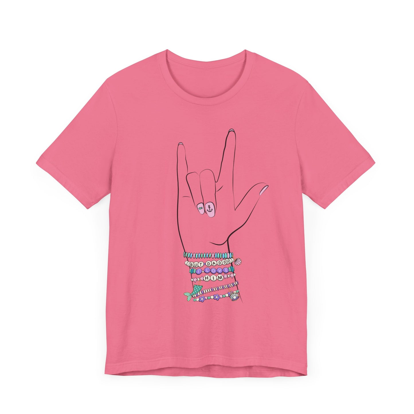 "But Daddy I Love Him!" - Friendship Bracelets - Adult Tee Shirt