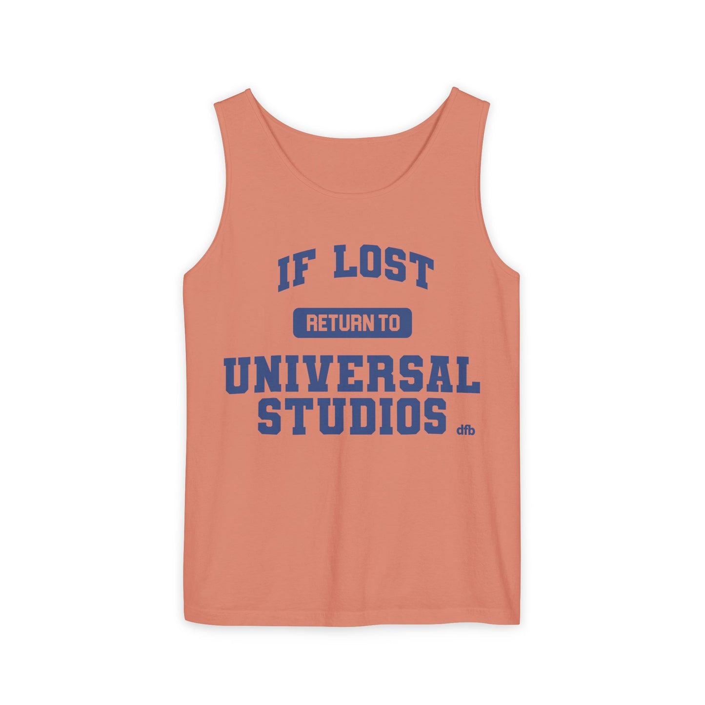If Lost, Return to the Parks - Unisex Garment-Dyed Tank Top