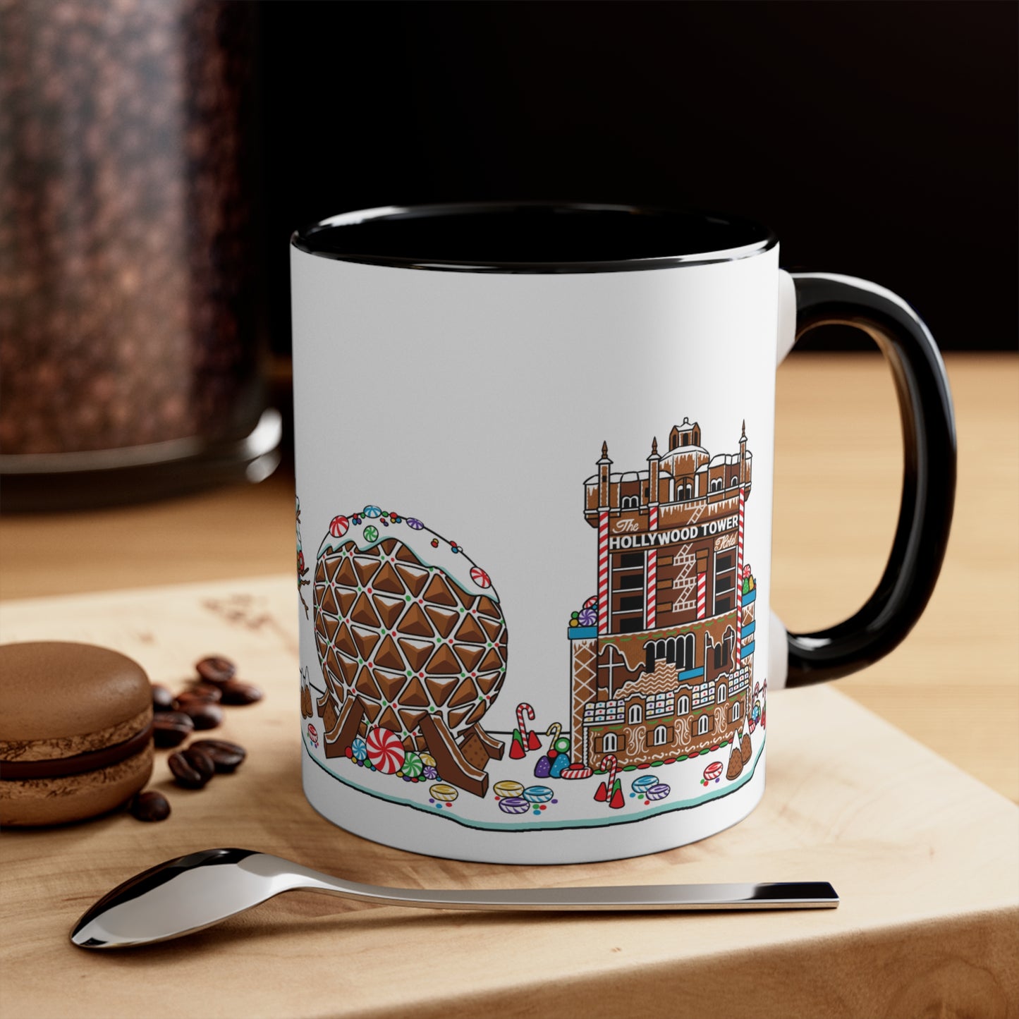 Gingerbread Park Icons - Accent Mugs