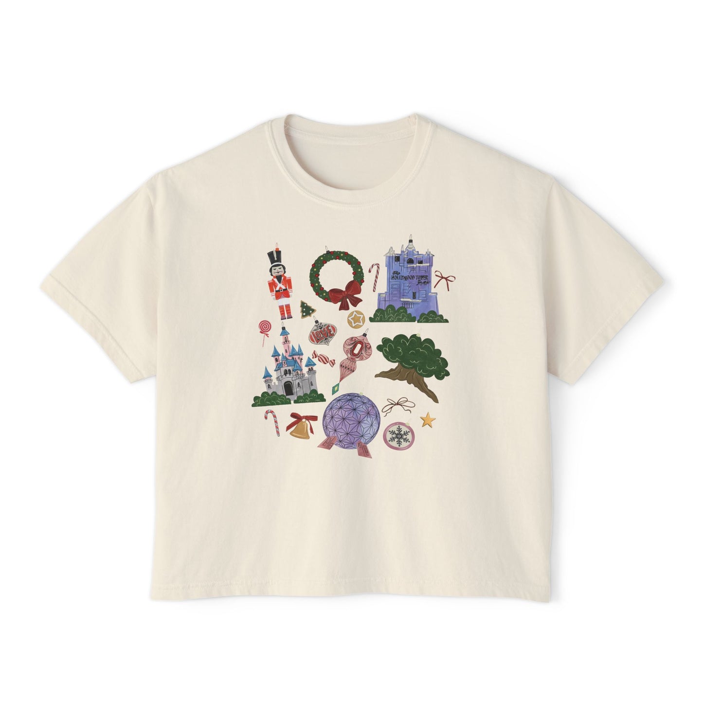 Park Icons Vintage Ornaments - Women's Boxy Tee