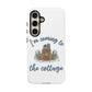 Snowy Cabin Castle I'm Coming to the Cottage - Samsung Galaxy & Google Pixel Phone Case