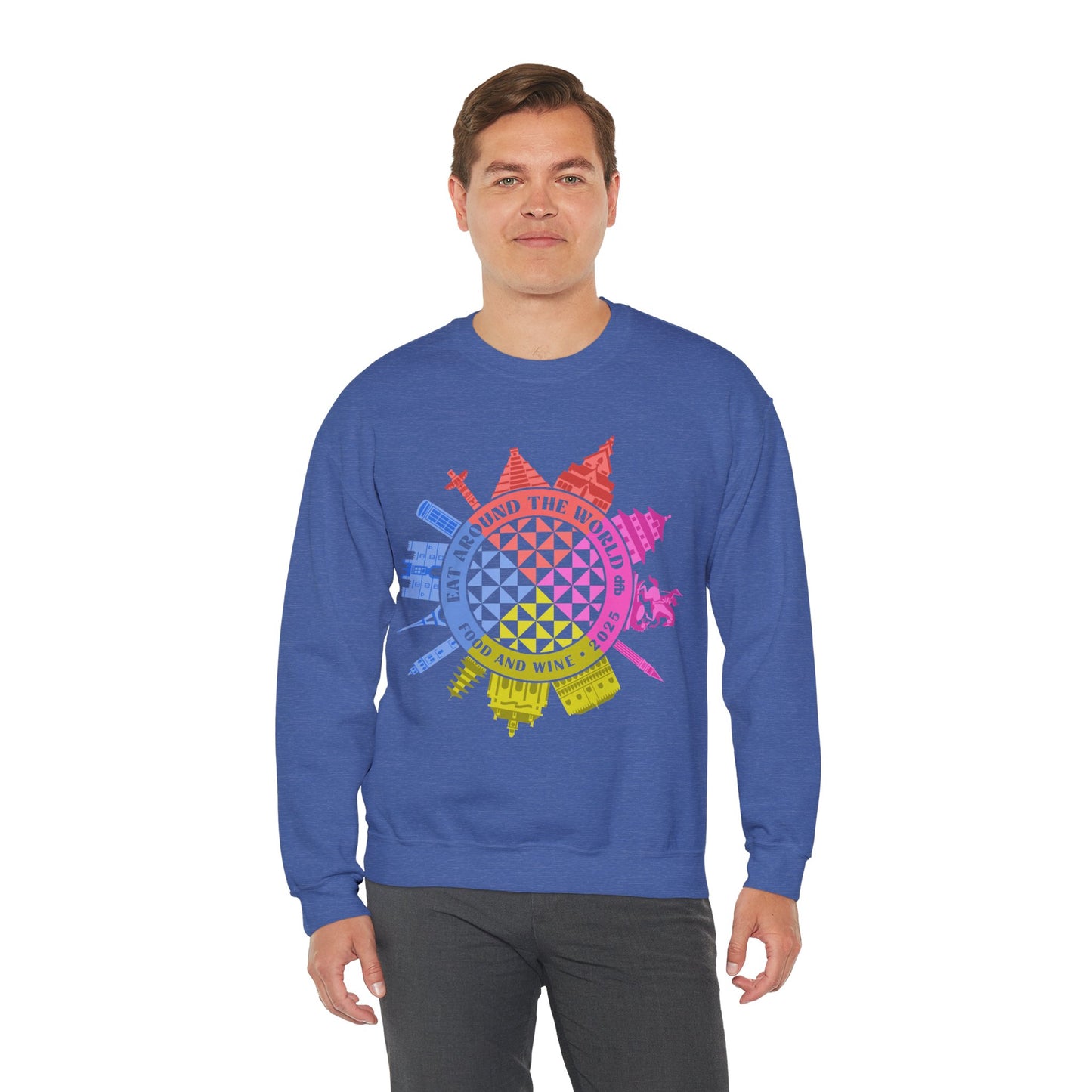LIMITED EDITION Food & Wine Compass - Adult Crewneck Sweatshirt