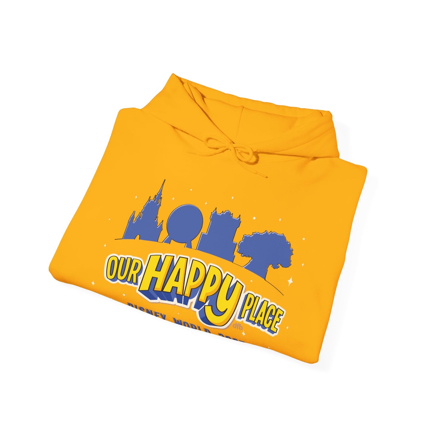 Our Happy Place 2025 - Family Matching Tee - Adult Hoodie Sweatshirt