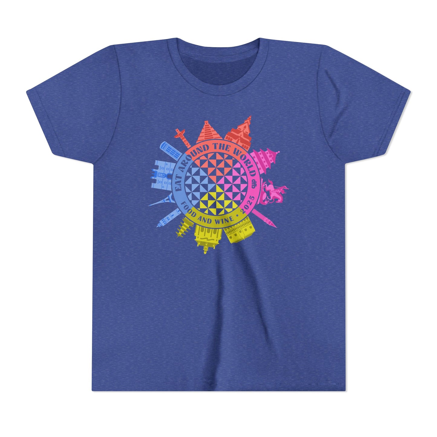 LIMITED EDITION Food & Wine Compass -  Kid's Short Sleeve Tee Shirt