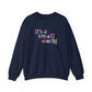 it's a small world - Adult Crewneck Sweatshirt