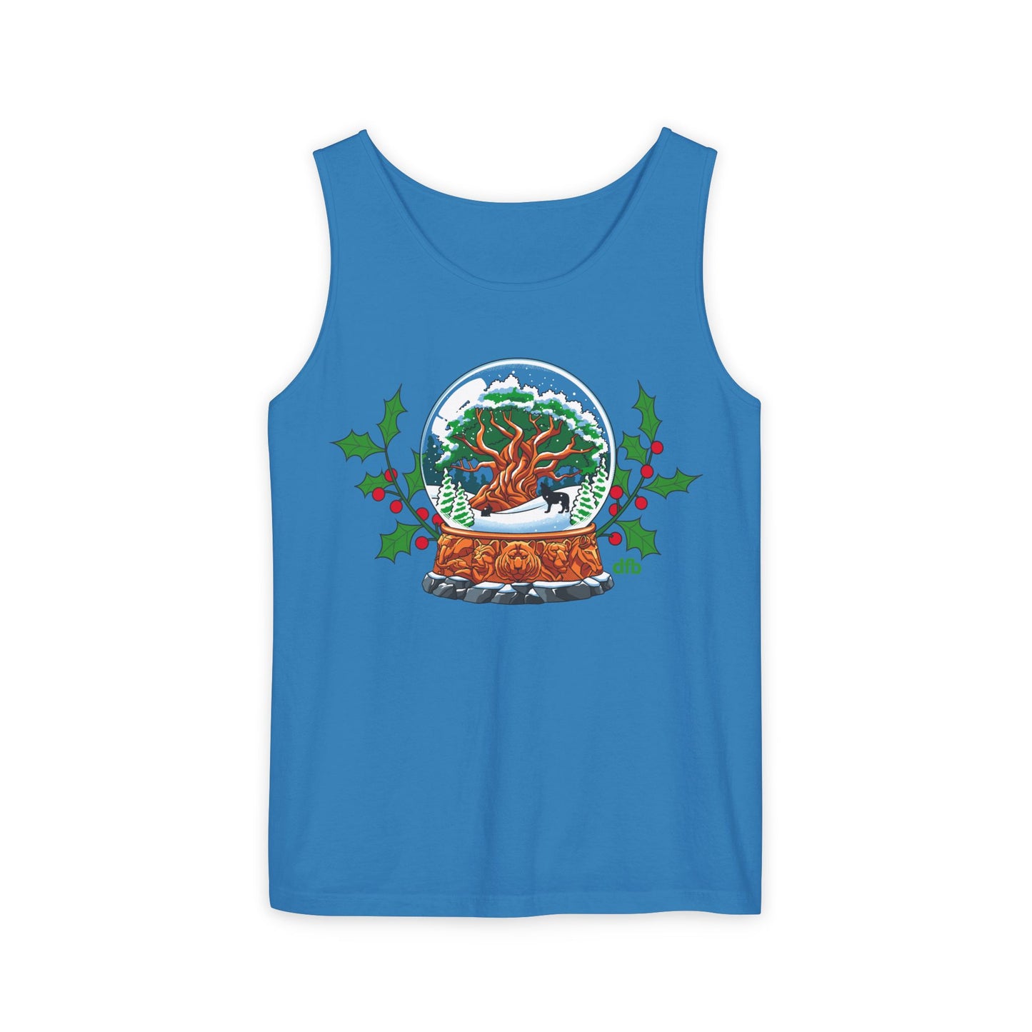 Animal Kingdom Snowglobes - Unisex Garment-Dyed Tank Top