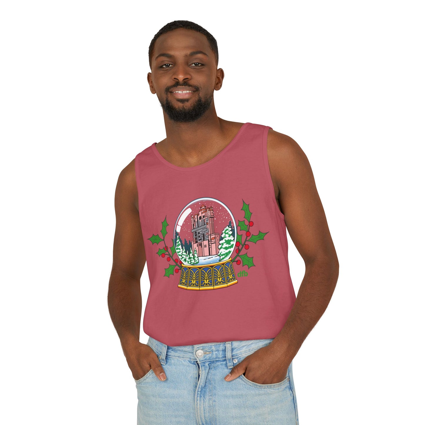 Hollywood Studios Snowglobes - Unisex Garment-Dyed Tank Top