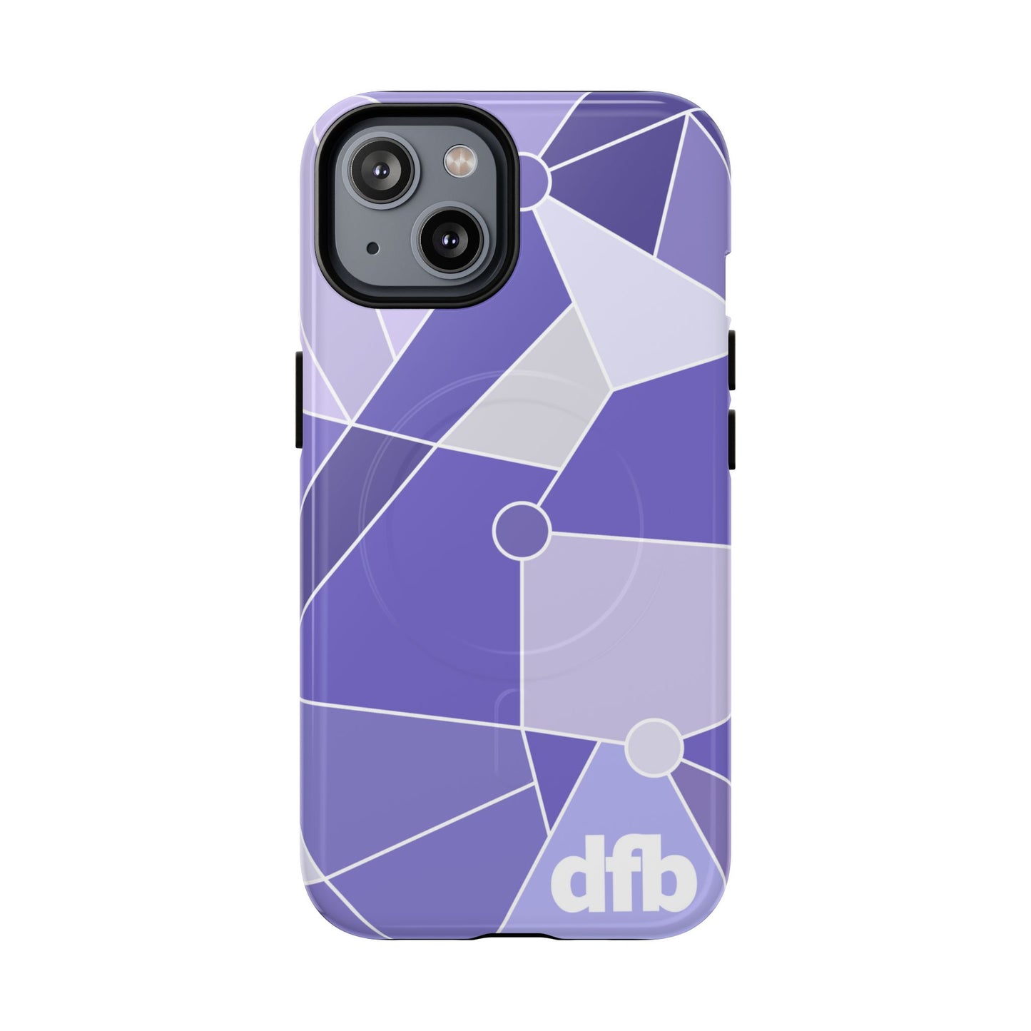 Tomorrowland Purple Wall - Tough Magnetic iPhone Case
