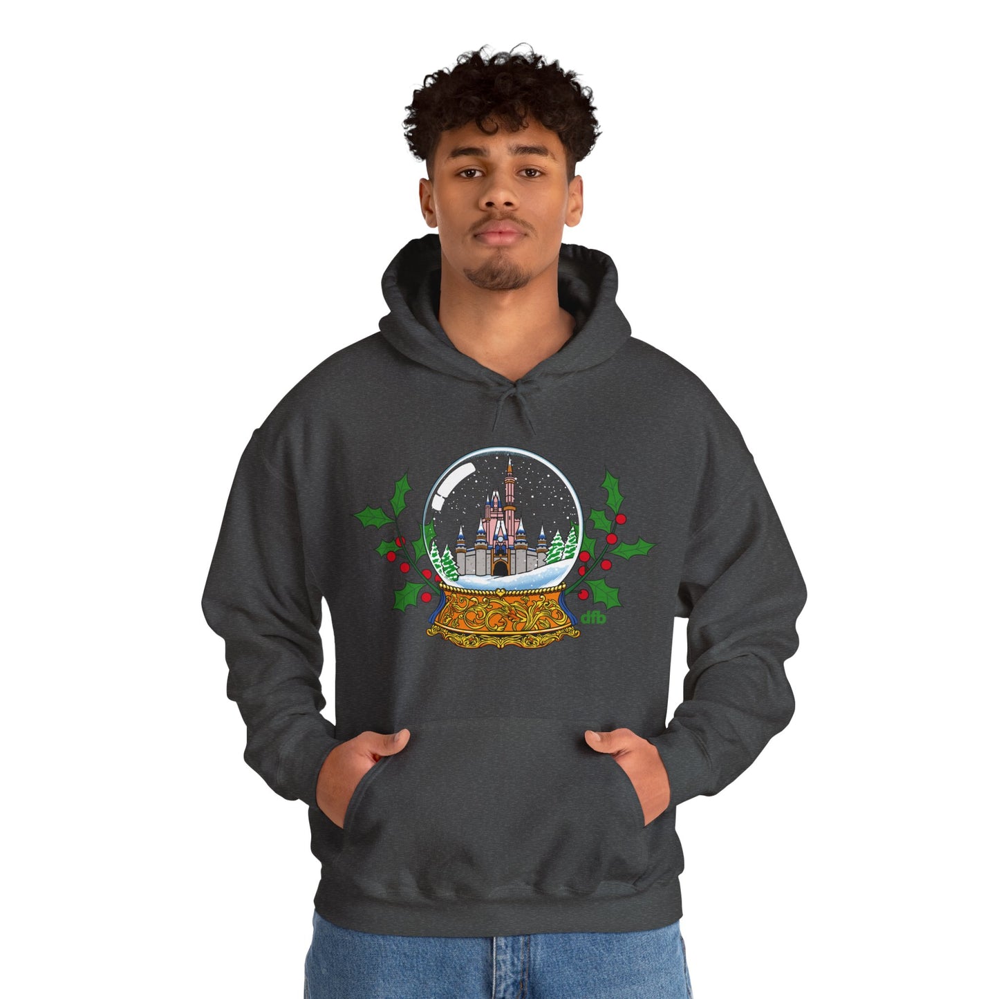 Magic Kingdom Snowglobes -  Adult Hoodie Sweatshirt