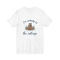 Snowy Cabin Castle, I'm Coming to the Cottage - Short Sleeve V-Neck Tee