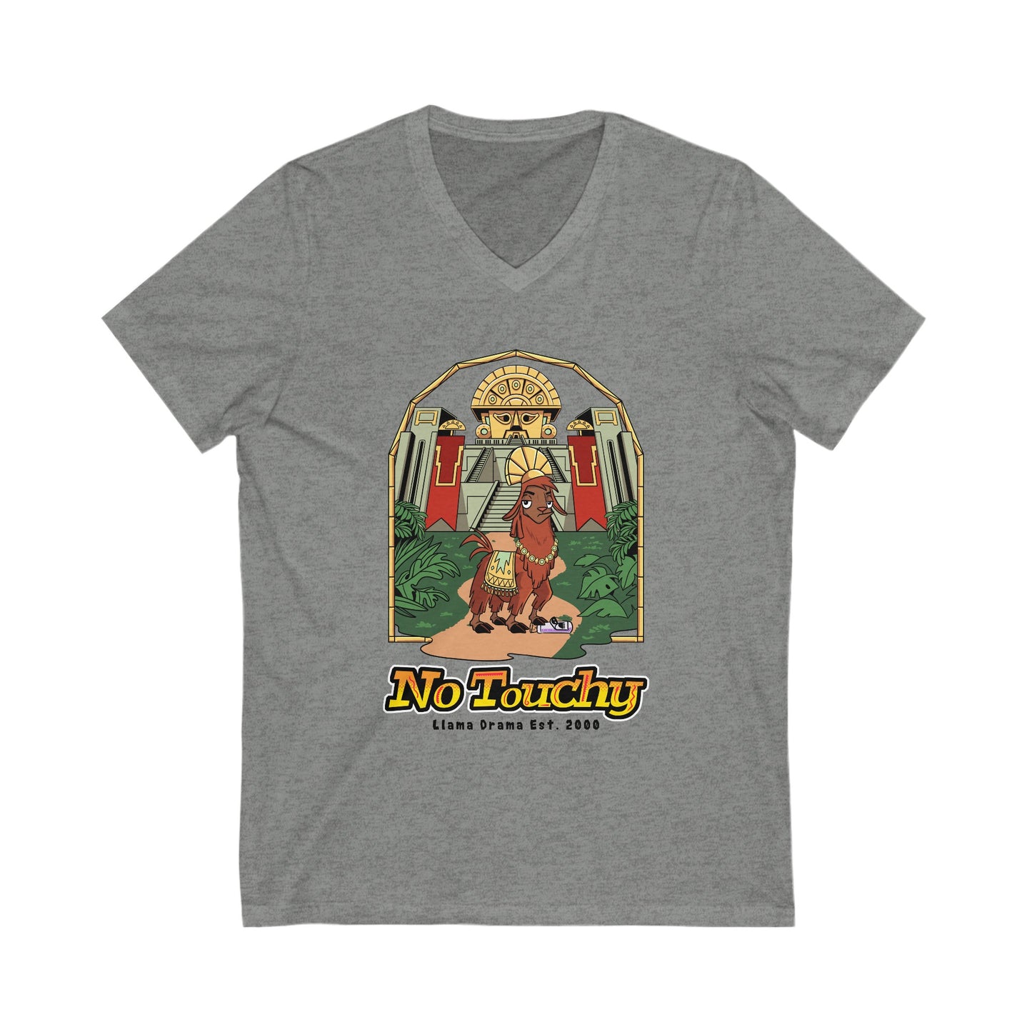 No Touchy - Emperor's New Groove - Short Sleeve V-Neck Tee